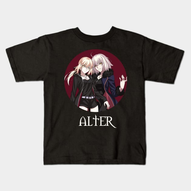 Fgo - alter Kids T-Shirt by xEmiya